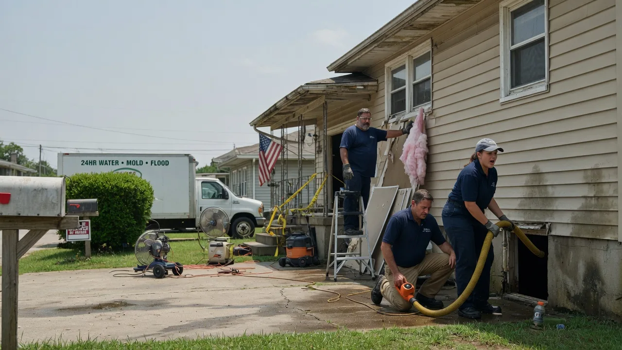 Water Damage Repair in Groveton, TX near me